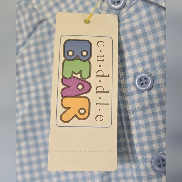 NEW Girls size 6-9 months button down shirt - Picture 4 of 4